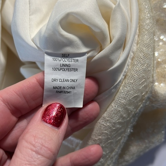 Amanda Uprichard Sequin Pleated Draped short Sleeve Top - Picture 11 of 13